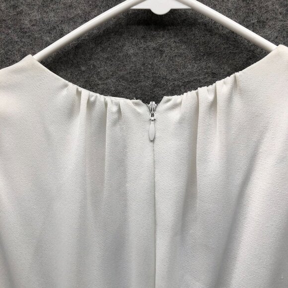 Ted Baker Annile Magnificent Floral Bodycon Dress Size 2 (0) Sleeveless White - Picture 13 of 13